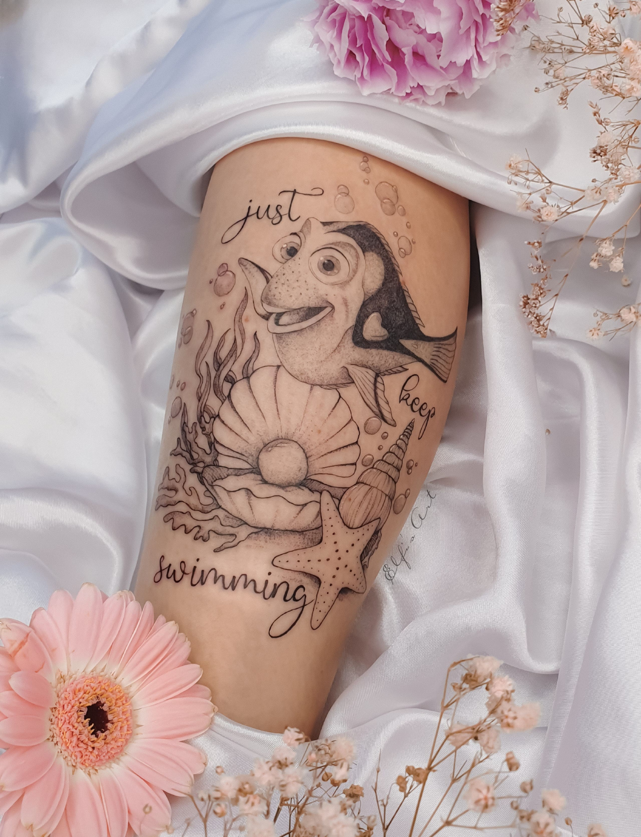 Findet Nemo - Dora Tattoo