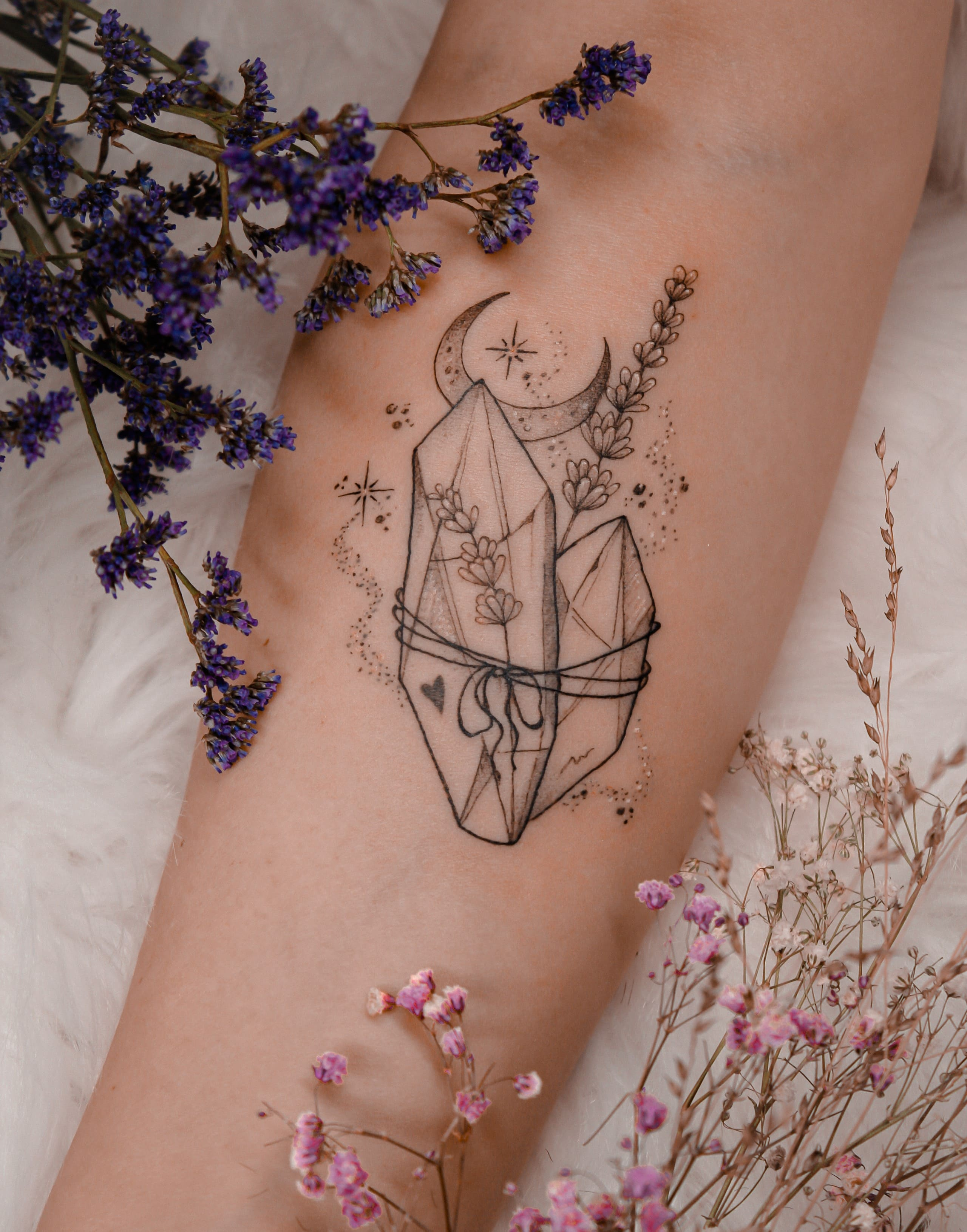 Kristalle Tattoo